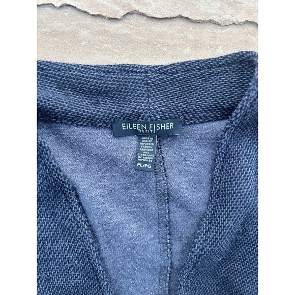 Eileen Fisher Cardigan Womens PL Gray Micromodal Long Sleeve Open Front - Picture 2 of 5